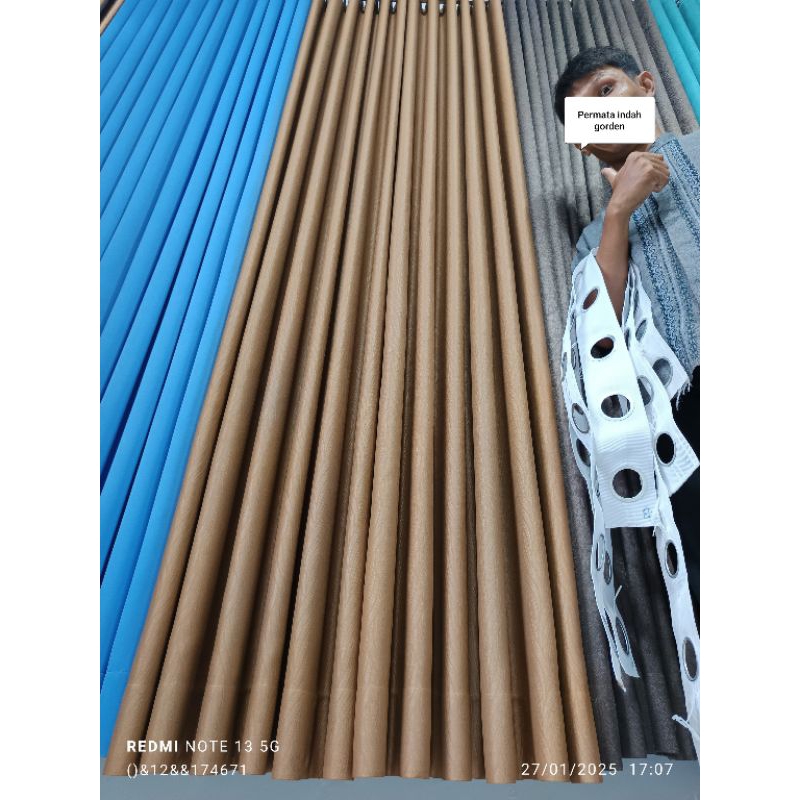 premium bintang 2 hotel blackout setengah lingkaran by permata indah gorden