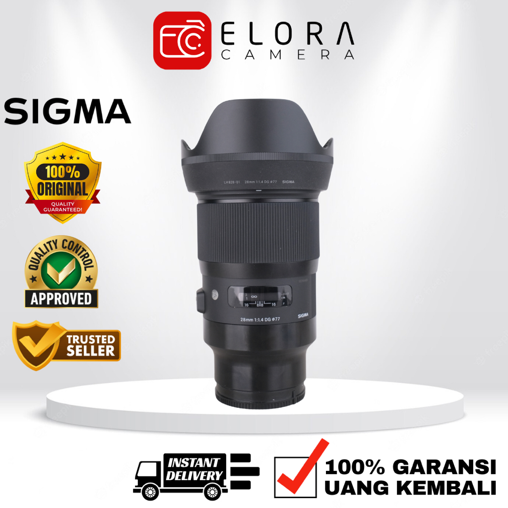 Sigma 28mm F1.4 DG HSM Art for Sony / Lensa Sigma 28 mm F 1.4 DG HSM Art for Emount