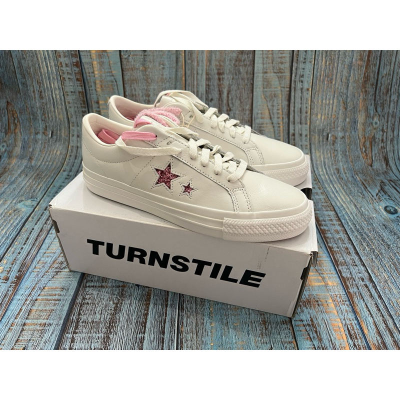 Sepatu Converse x Turnstile White Pink One Star Size 8 US