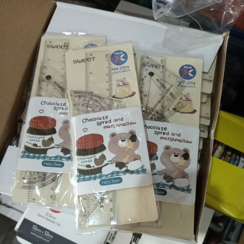 

Penggaris busur set isi 4pcs
