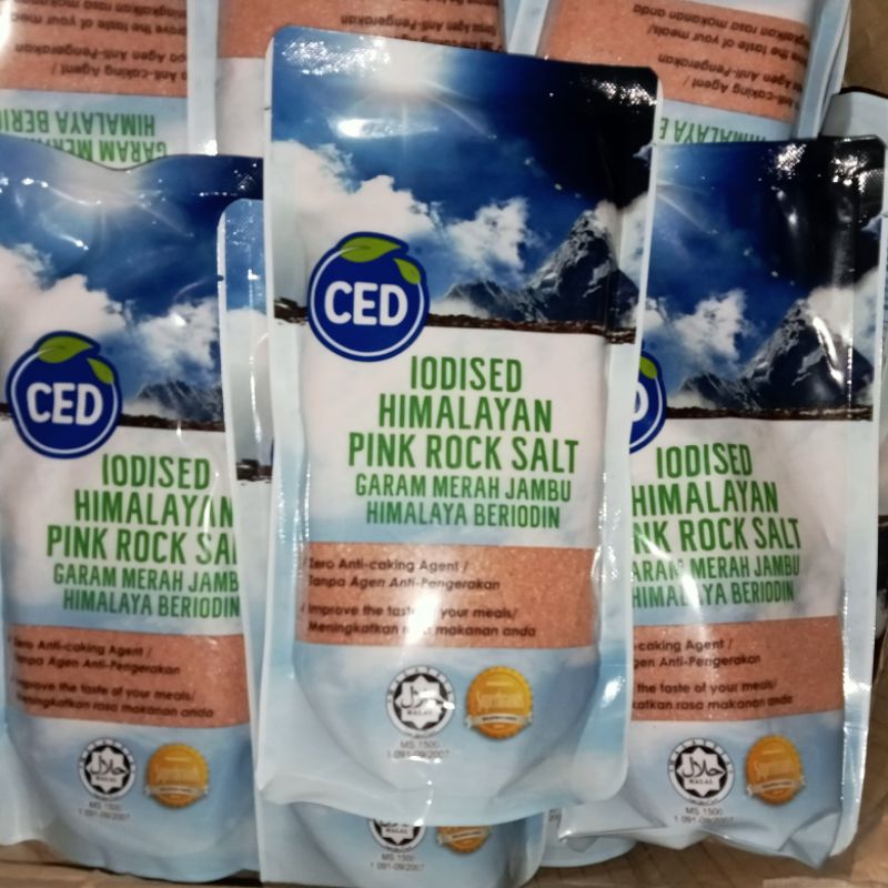 

salt Himalaya (satu kotak)500g X 20bks