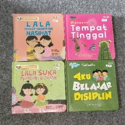 BUKU CERITA BOARDBOOK ANAK - CERITA ANAK JAGOAN; LALA MENDENGARKAN NASIHAT; LALA SUKA MEMBANTU TEMAN