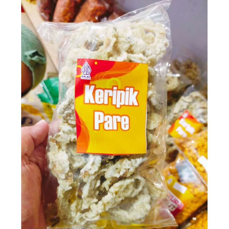 

keripik pare/snack/cemilan