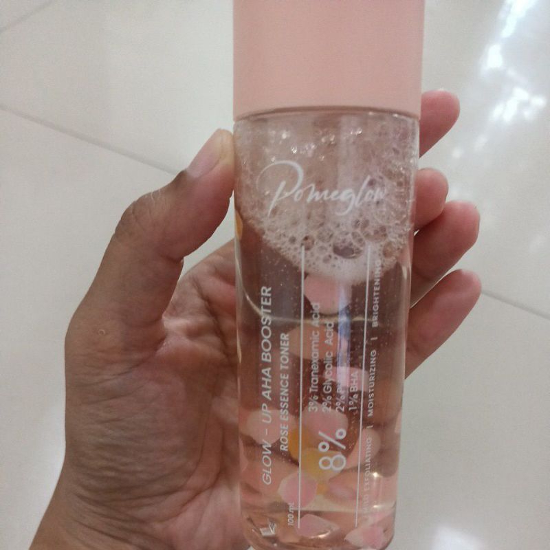 POMEGLOW UP EXFOLIATING TONER PRELOVED 80% UTUH