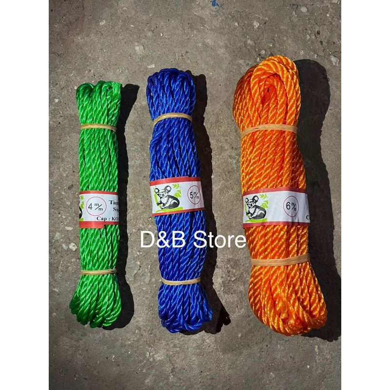 

[ 10 Meter ] tersedia banyak ukuran || Tali Tambang || Tali jemuran || Tali multifungsi