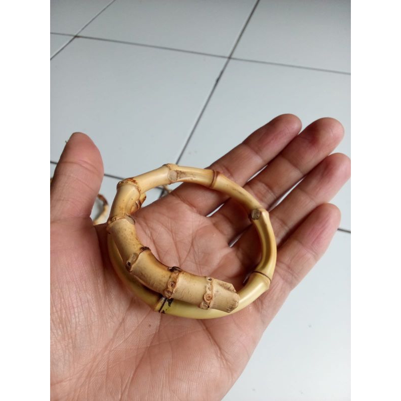 gelang etnik gelang bambu gelang akar bambu seperti bahar