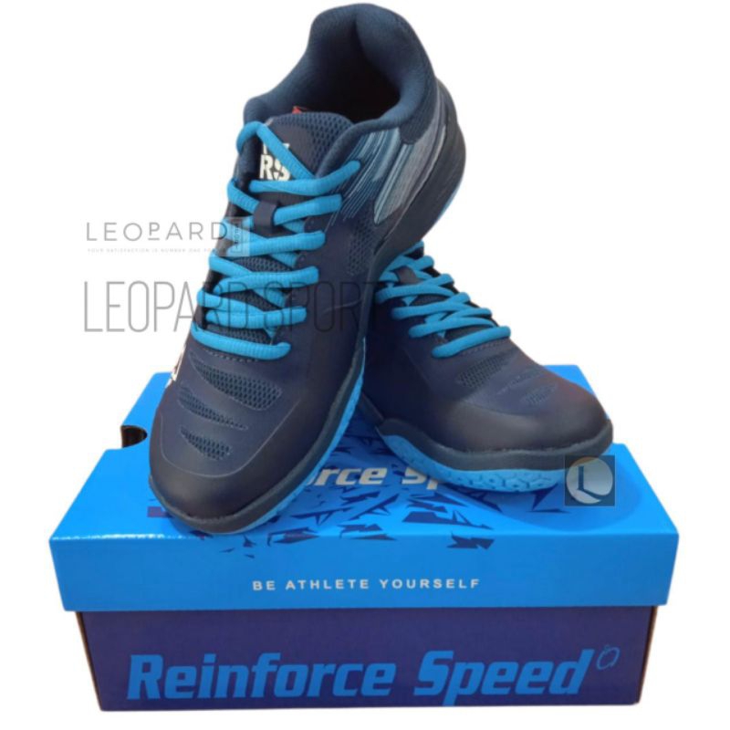 Sepatu Badminton RS JF 896 LTD JR / Biru Tua / Sepatu Badminton Anak