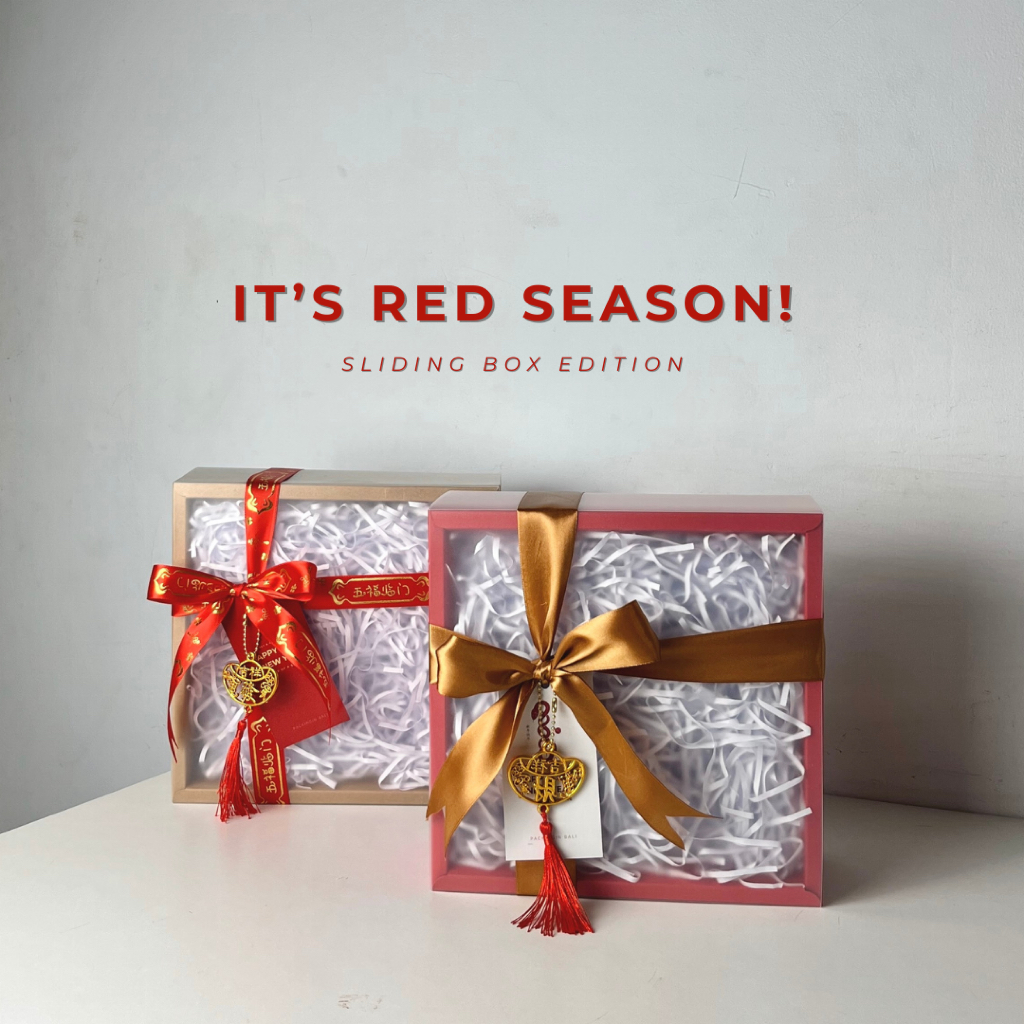 

PACKINGIN BALI - SLIDING BOX HAMPERS FOR LUNAR NEW YEAR NYC IMLEK | KOTAK HADIAH HAMPERS IMLEK