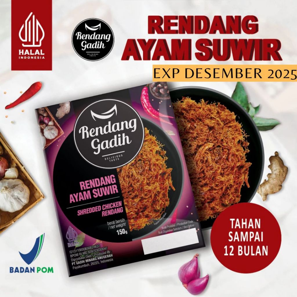 

Rendang Daging Ayam Suwir