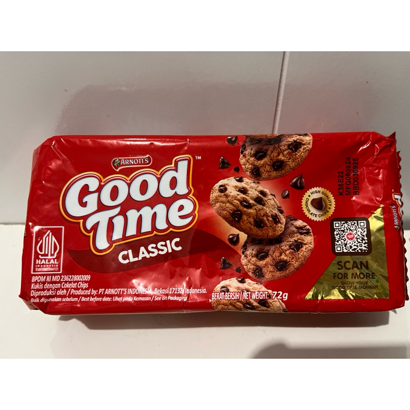 

Arnotts Good Time Classic Coklat Exp Juni 2025