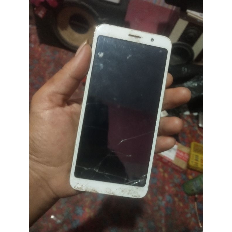 lcd advan i6c ori copotan normal minus kaca retak sentuh normal