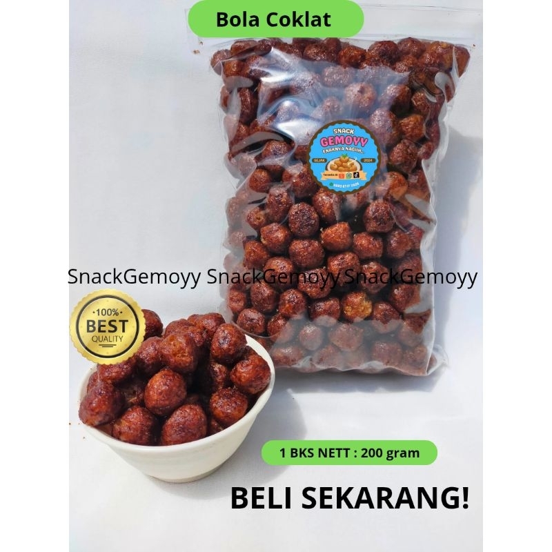 

TERLARIS BOLA COKLAT 200 gram / CHIKI BALL