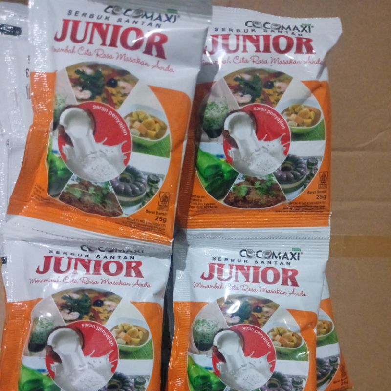 

(1 Renteng 10 Sachet)Cocomaxi Serbuk Santan JUNIOR Sachet 25g Menambah Cita Rasa Masakan Anda