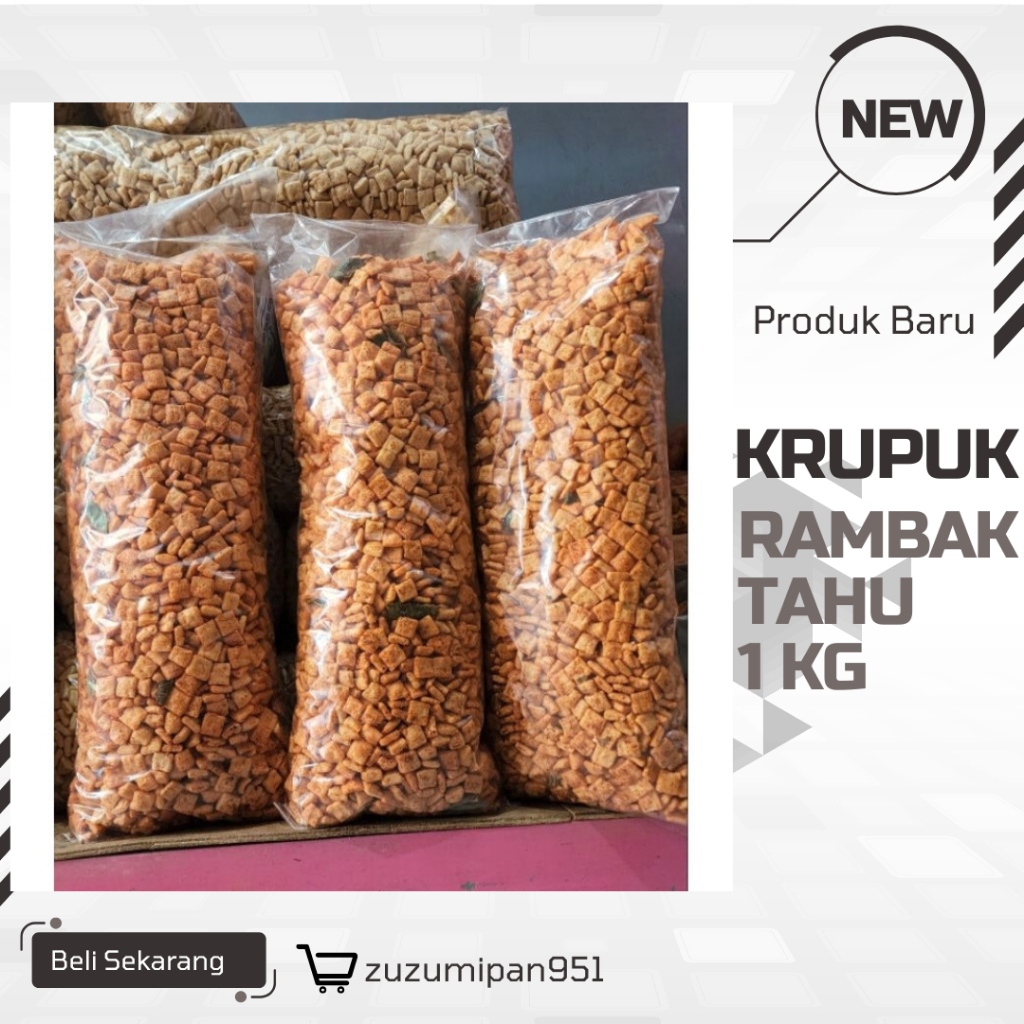 

Nikmati Kelezatan Tiada Tara|Kerupuk Rambak Tahu|Rambak Tahu 1 KG