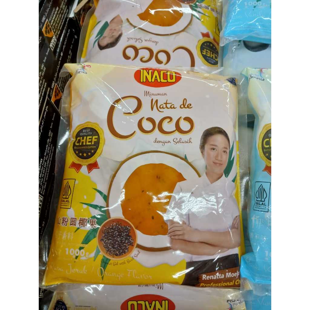 

Nata De Coco Dadu Besar 1kg ( Inaco Vanila , Inaco Jeruk , Inaco strawbery )