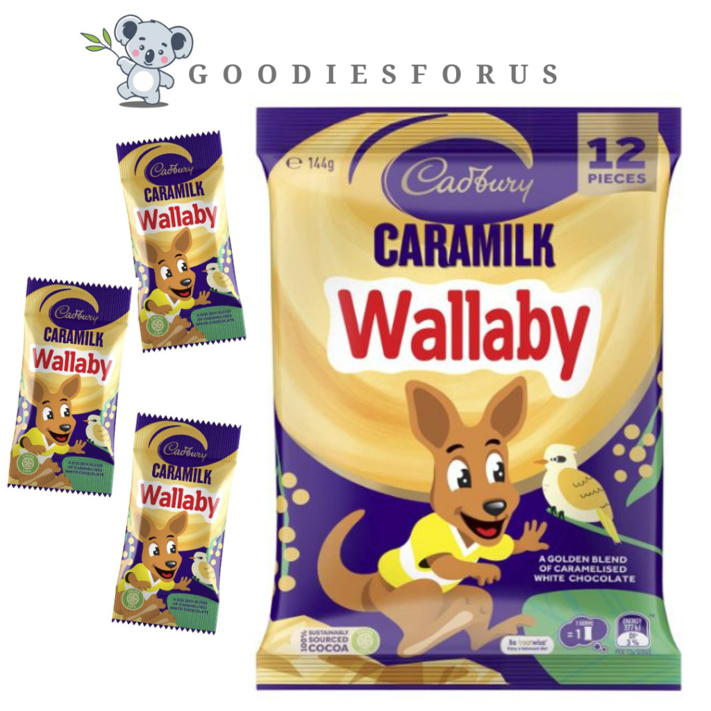 

Cadbury Australia Caramilk Wallaby Sharepack isi 12 Mini Pack