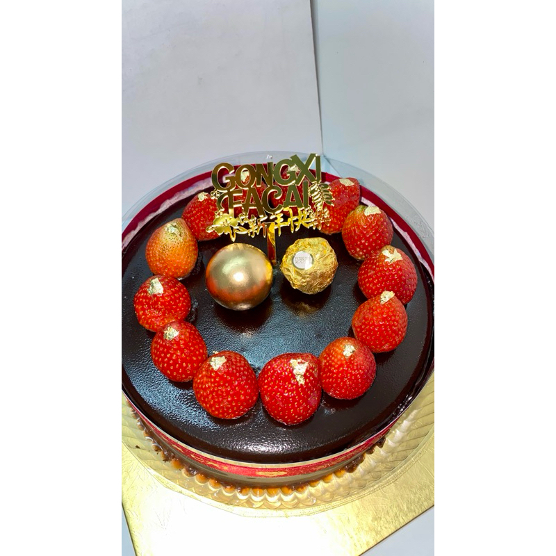 

Puding Coklat with Ganache