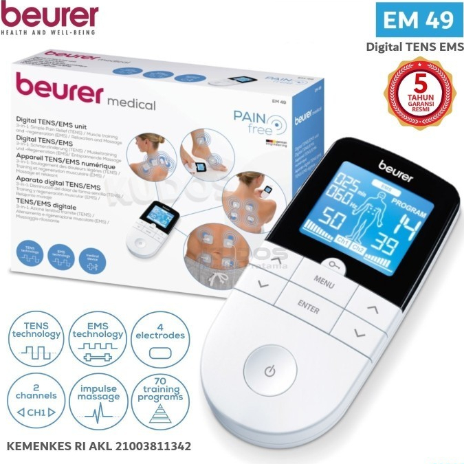 Beurer EM 49 - Alat Terapi EMS/TENS Pijat Elektrik