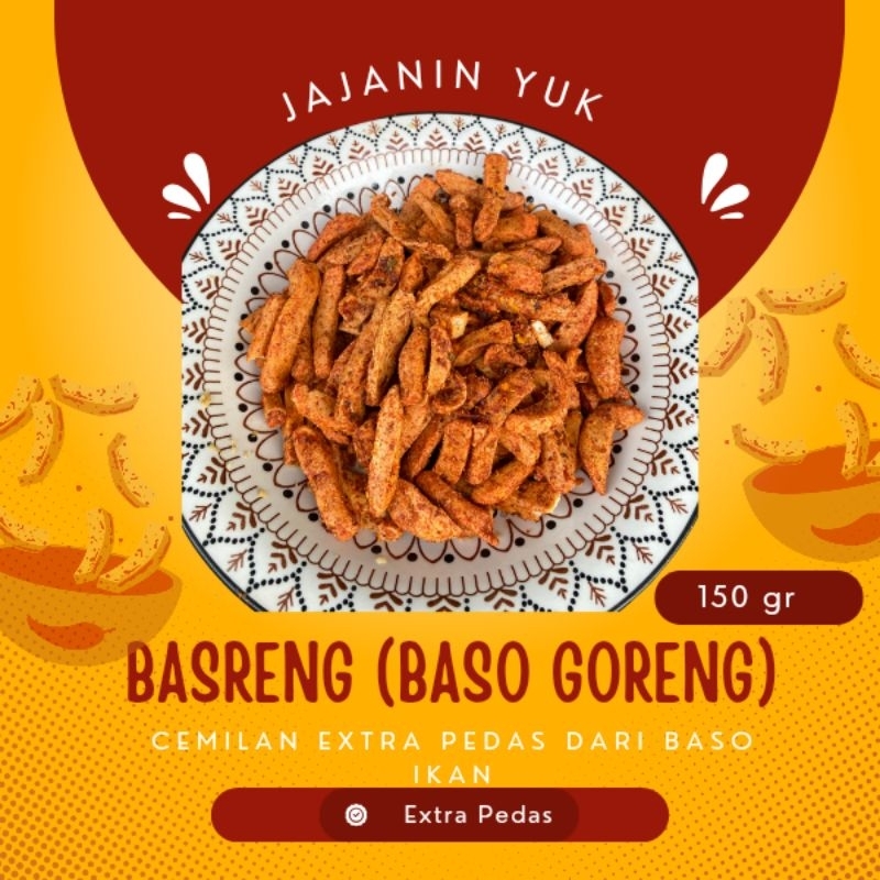

BASRENG EXTRA PEDAS 150 GRAM CEMILAN 10 RIBUAN SNACK GROSIR