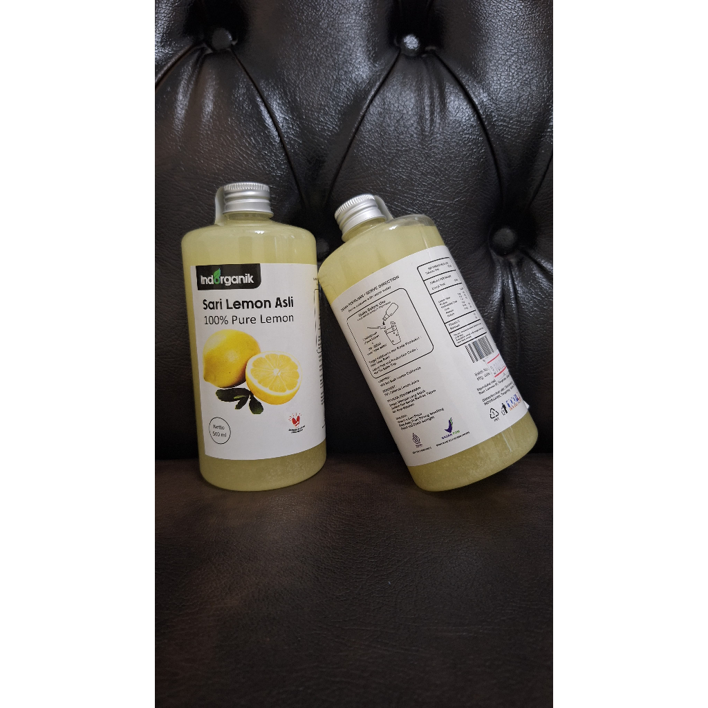 

INDORGANIK SARI LEMON 500ML - 100% PURE LEMON CALIFORNIA