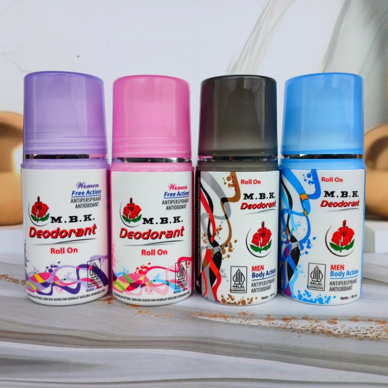 Deodorant MBK Roll On Men & Women 40ml BPOM