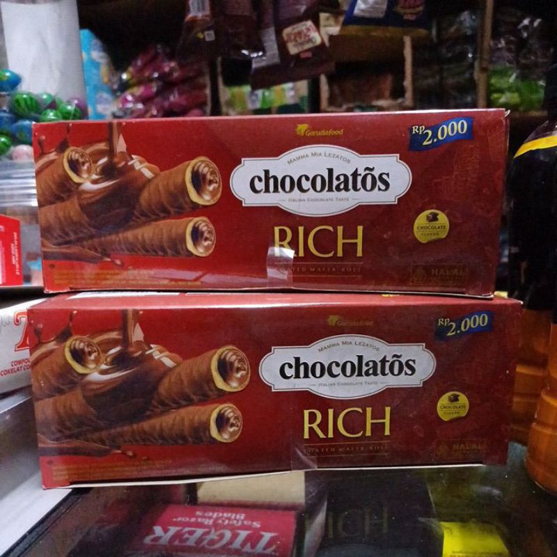 

Chocolatos Rich 1 pak isi 12 pcs