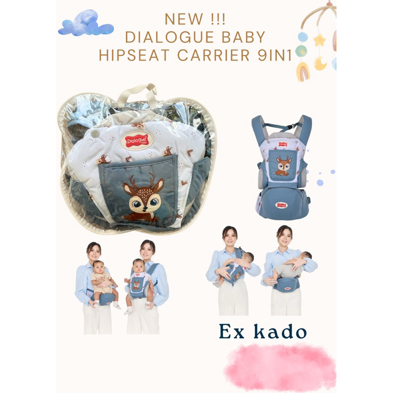 NEW GENDONGAN DIALOGUE BABY HIPSEAT CARRIER 9in1