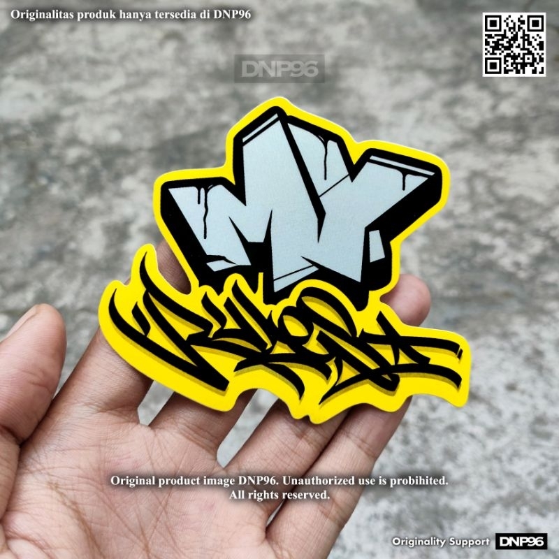 

Stiker Grafiti Sticker Graffiti MY RULES / Sticker Helm / Sticker Aesthetic / Sticker Tahan Air