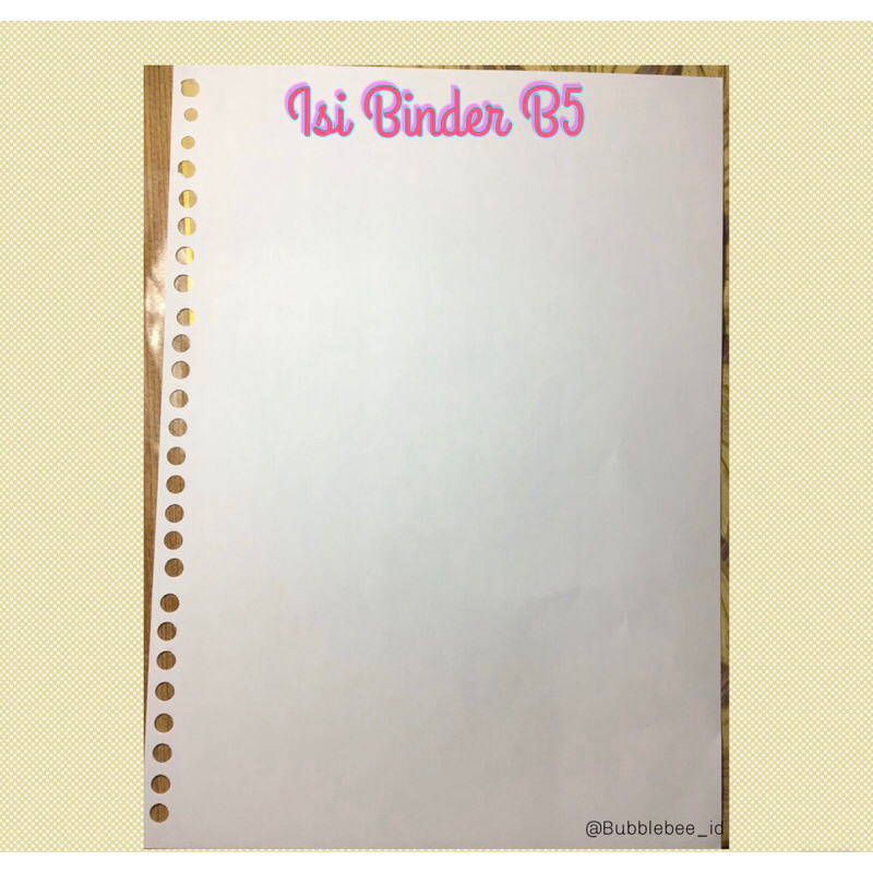 

Isi Binder B5