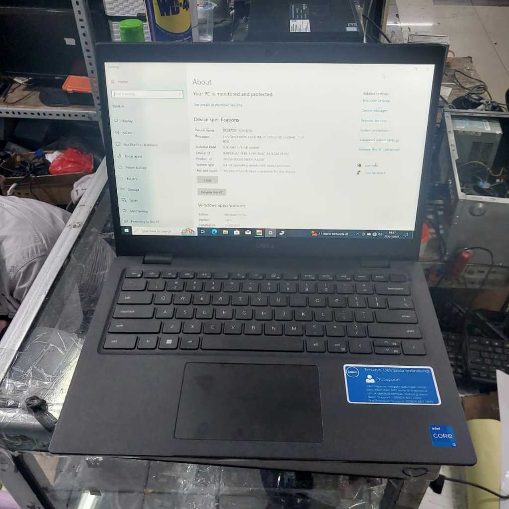 laptop Dell Latitude 3420 Intel Core i5-1145G7 ram 8gb ssd 512gb 14" murah likenew