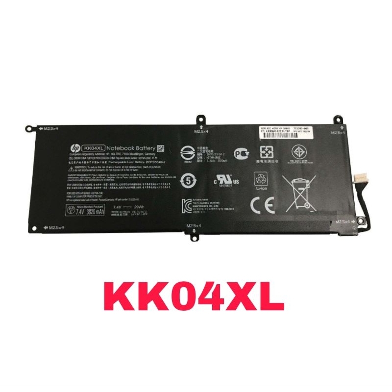 Baterai Laptop HP Elite X2 1011 G1 Pro X2 612 G1 HSTNN-IB6E KK04XL