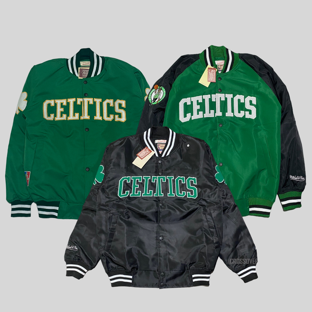 Jaket Varsity Parasut Pria Wanita NBA Basketball Celtics Lakers Chicago Bulls  Premium Bordir