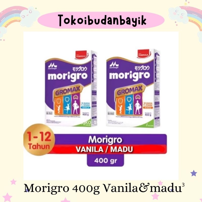 

Morinaga Morigro Gromax 400gr Vanila/Madu