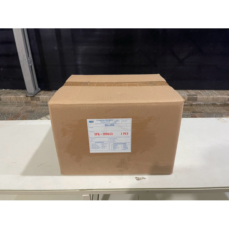 

Kardus 31.5 cm x 26 cm x 22 cm (500) Bekas NCS DOUBLE WALL