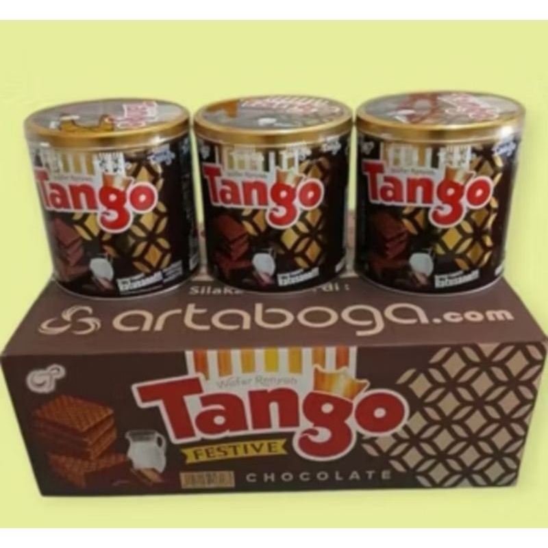 

^Micci^ (Terlaris) Jajan Lebaran Tango Wafer Kaleng 1 Dus Isi 6 Pcs