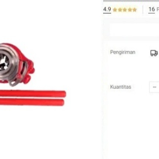 

Snei Pipa Ratchet Set 1/2" - 2" Snai Pipa Senai Alat Buat Drat