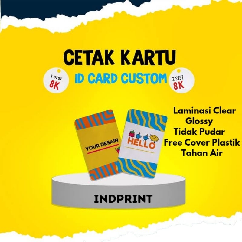 

Cetak Id Card Bahan PVC Untuk Kartu Member, Kartu Pelanggan, Kartu Pelajar, Kartu Karyawan, Id Card Umroh & Haji