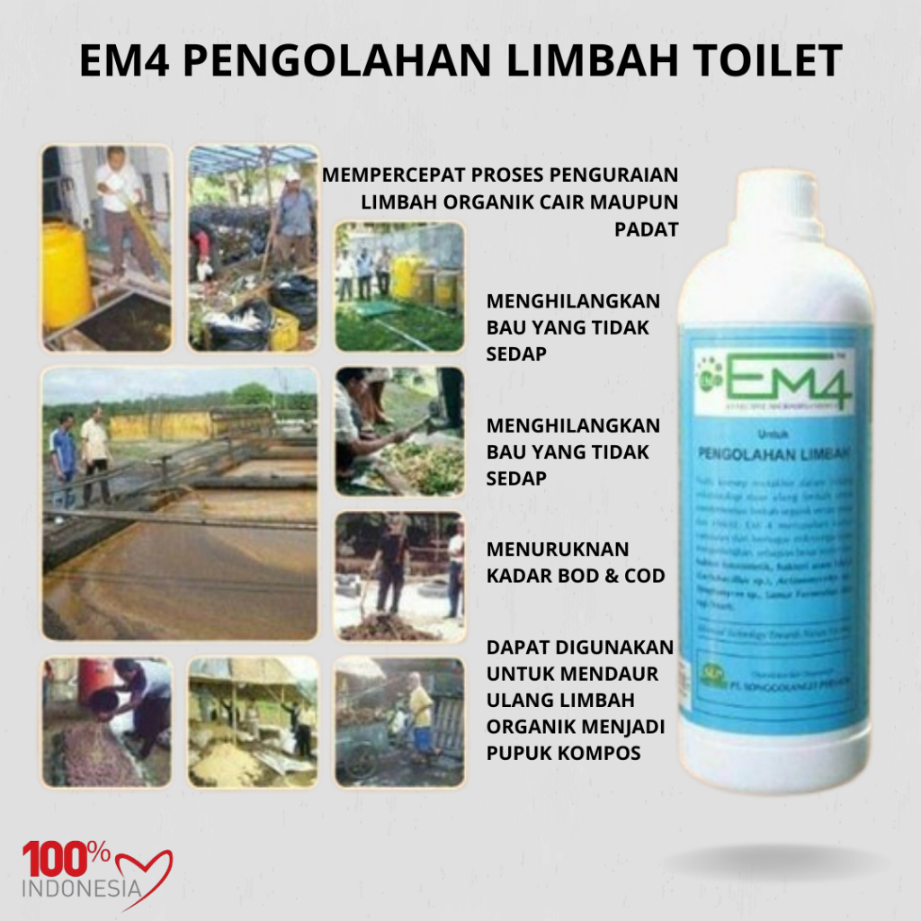 Obat Penghancur Tinja Septictank Pengurai Limbah Toilet Penghilang Bau