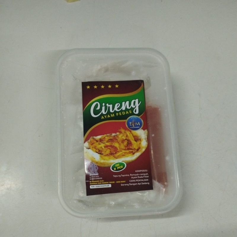 

Cireng Ayam Pedas Isi 8 BFM