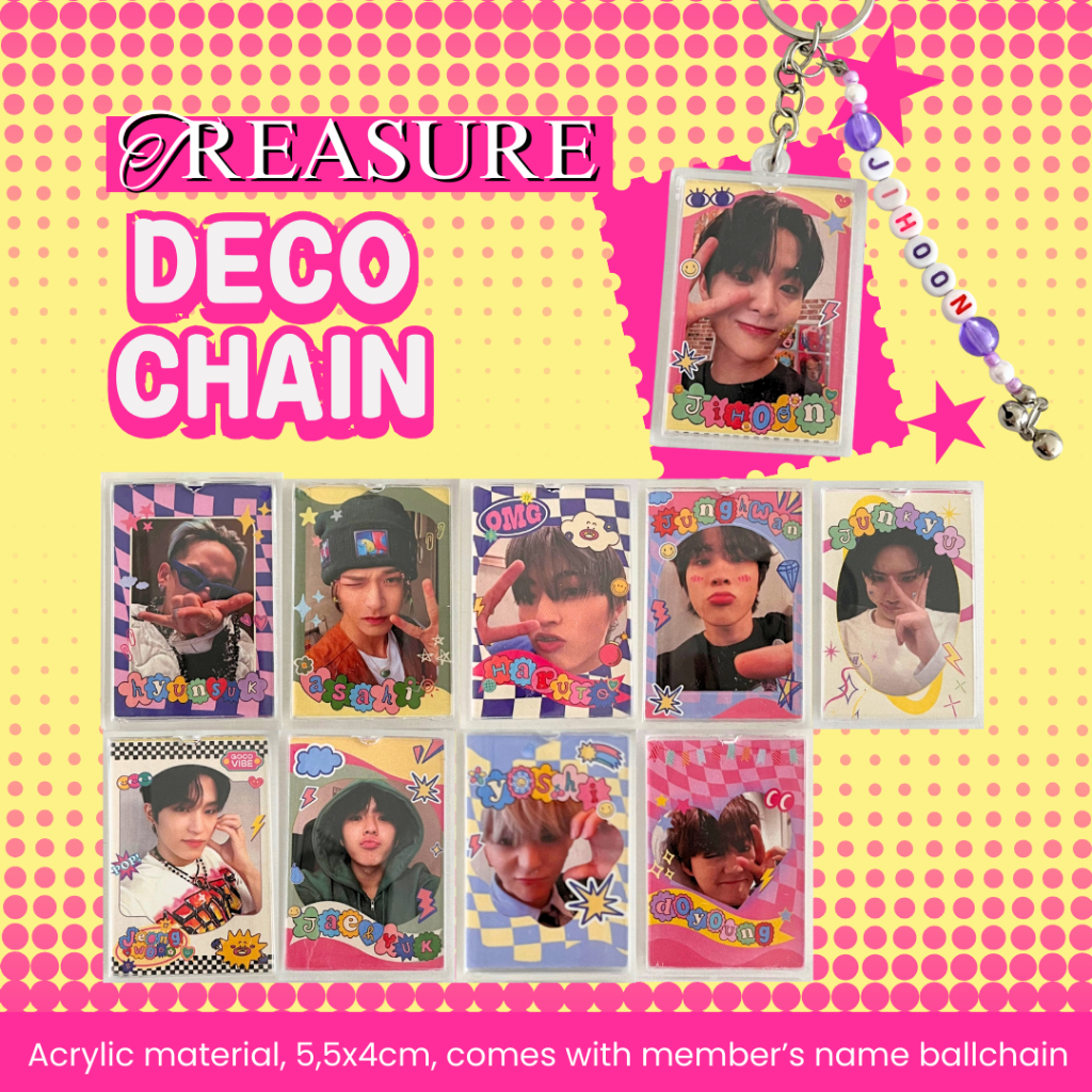 DECO CHAIN TREASURE - KEYCHAIN KPOP TREASURE