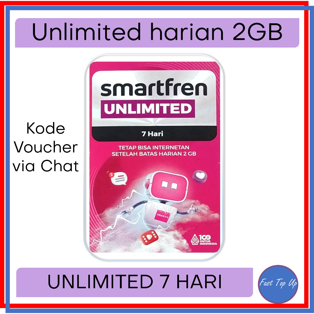 Voucher Smartfren Unlimited  7hari