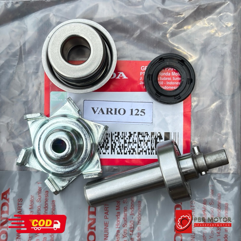 As Water Pump Vario 125 Set Seal Water Pump Vario 150 Set Pompa Radiator