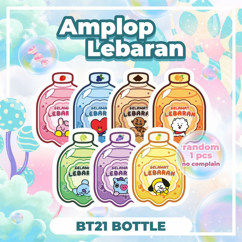 

Amplop Lebaran 2025 | BT21 Bottle