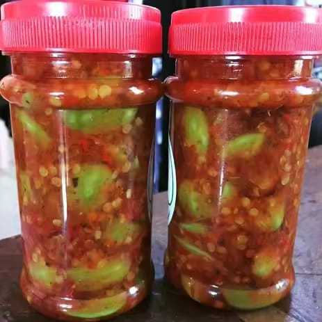 

sambal pete kurang lebih 200 gr / sambal pete /sambal beby cumi