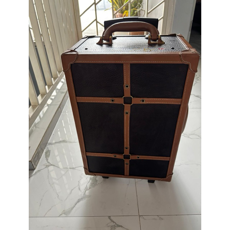 Preloved beauty case masami shouko - koper makeup mua second ada lighting - kabin size cabin