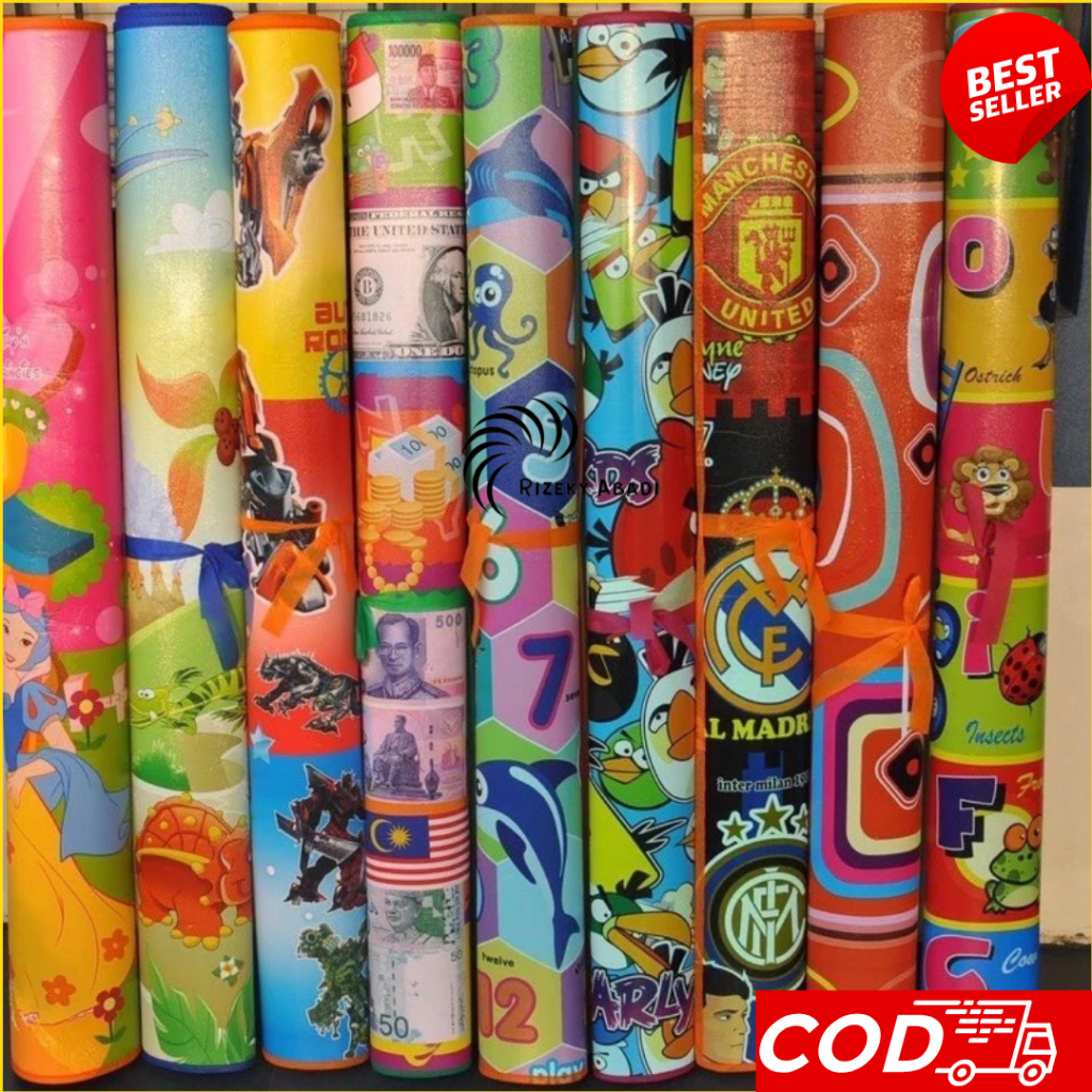 Karpet Tikar Spon Motif Karakter Tahan Air / Karpet sajadah Tikar Kecil Murah / Tikar Alas meja