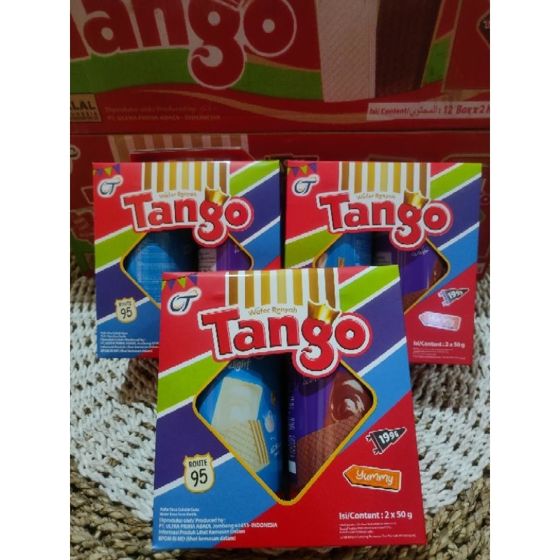 

Wafer Tanggo Isi 2 x 50 gr kemasan kaleng