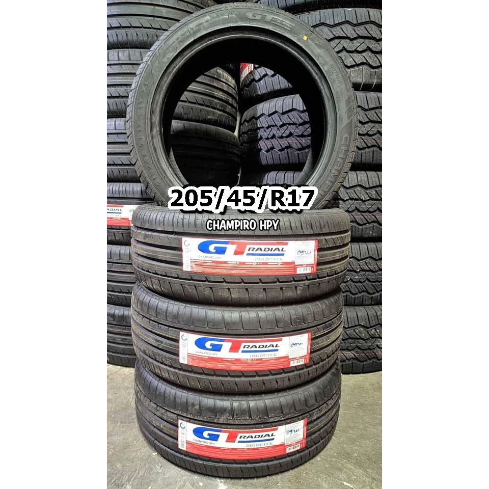 ban murah GT Radial Champiro HPY 205 45 R17 Ban Mobil ring 17 tubeles