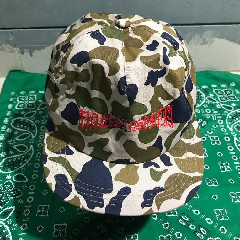 6 Panel Hat Camo Thanksinsomnia
