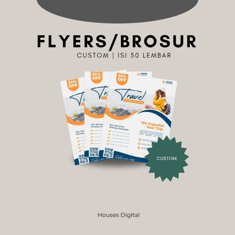 

[A6] CETAK BROSUR Flyer